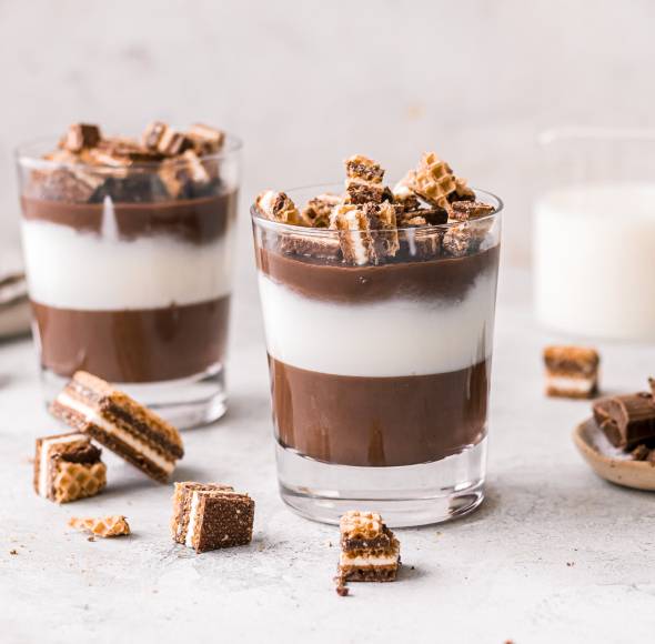 „Knoppers" Schichtdessert