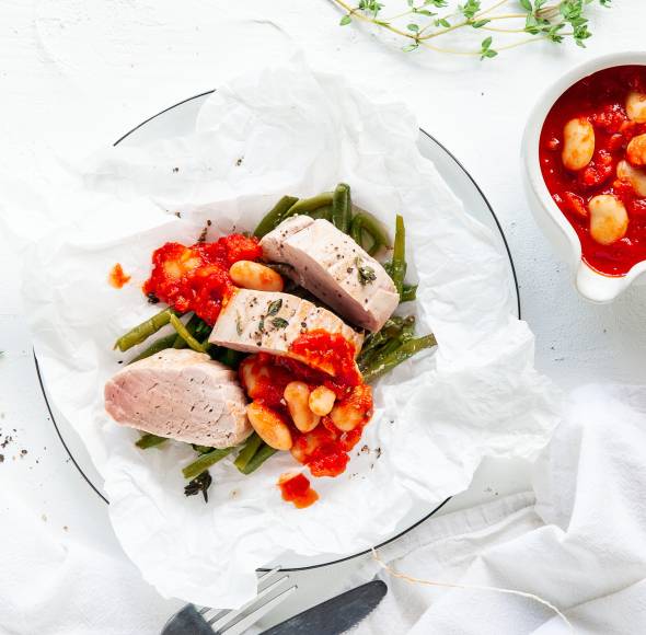 Schweinefilet im Päckchen