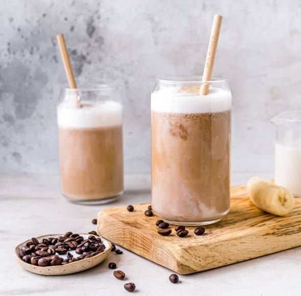 Frozen Banana Latte