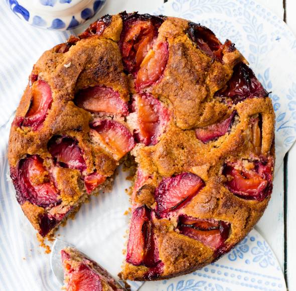 Glutenfreier Pflaumenkuchen