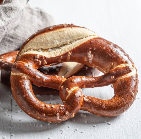 Brezeln mit Sauerteig