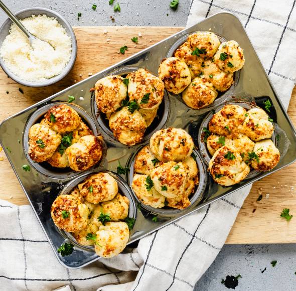 Mini Garlic Monkey Bread