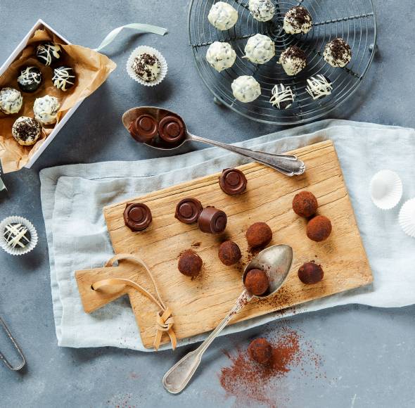 Salzkaramellpralinen