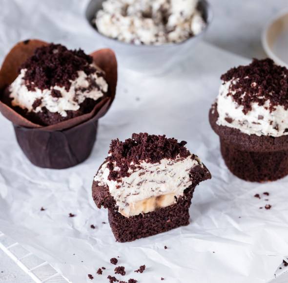 Maulwurfkuchen Muffins schnell und saftig