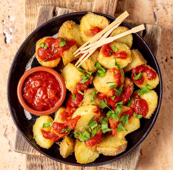 Patatas Bravas mit Salsa Mojo