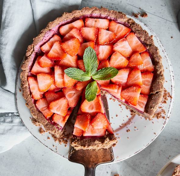 Erdbeerkuchen mit Quark-Creme