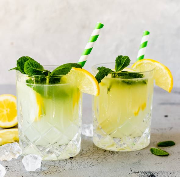 Frische Zitronenlimonade