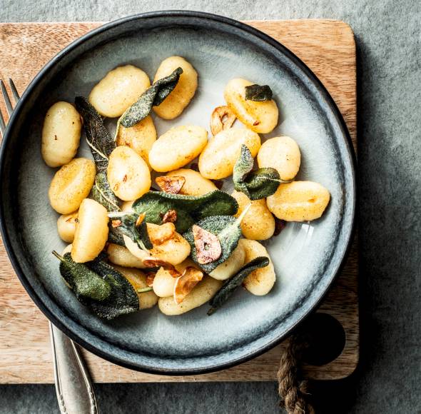 Gnocchi mit Salbei-Knoblauch-Butter