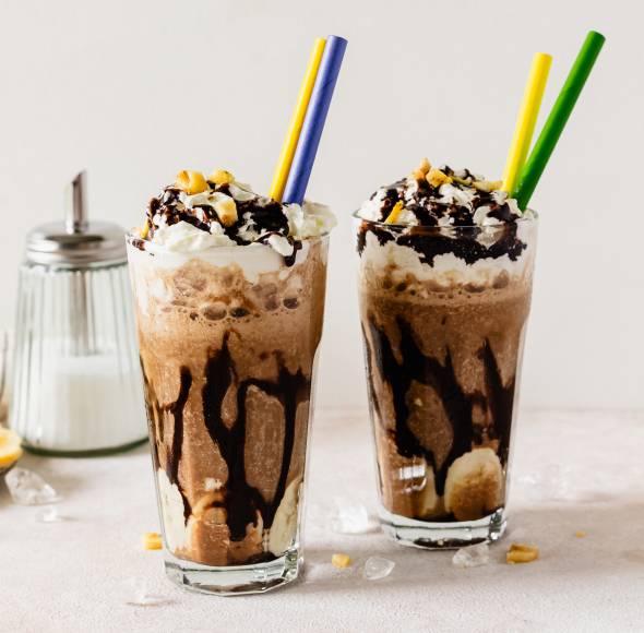 Banana Split Frappuccino wie bei Starbucks