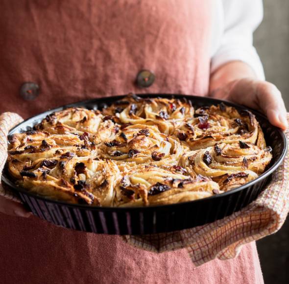 Apfelstrudelschnecken-Kuchen