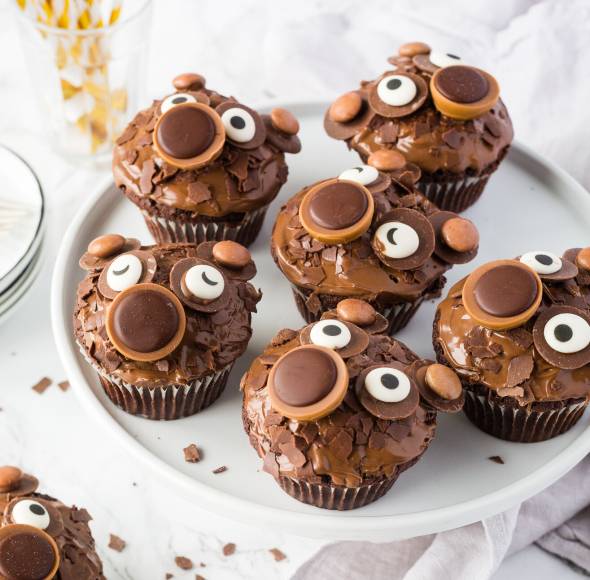 Bärenmuffins mit Toffifee