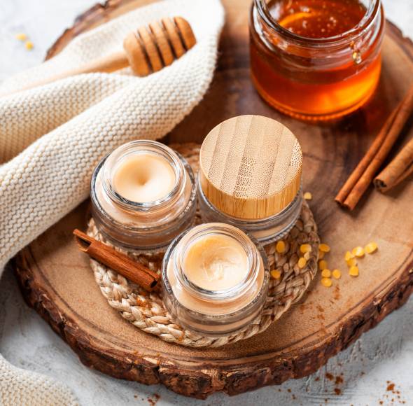 Honig-Zimt-Lippenpflege