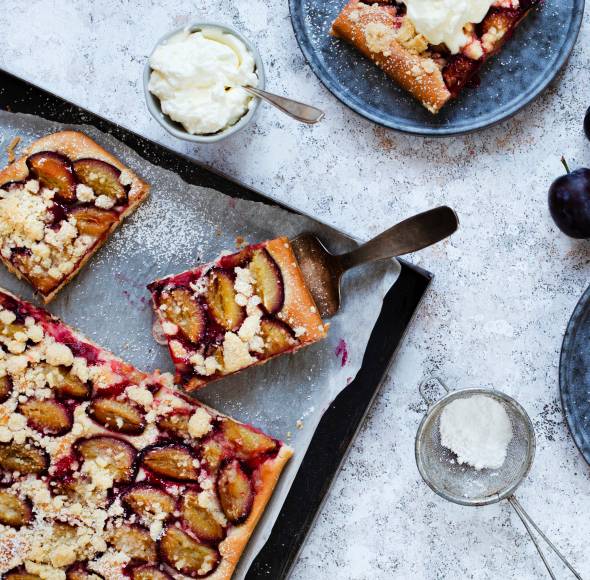 Saftiger Zwetschgenkuchen