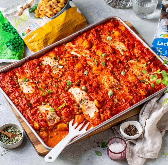 Stressfreier Ofenlachs XXL für deine Gäste