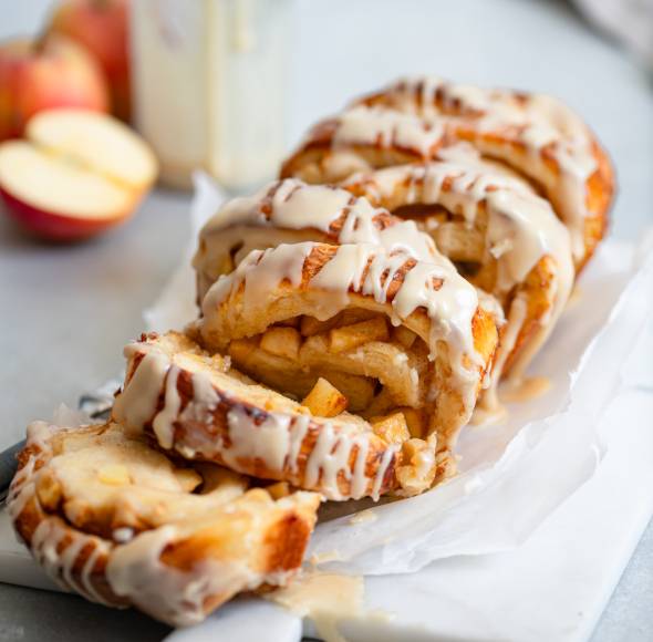 Süßes Zupfbrot à la Apfel-Zimtschnecke
