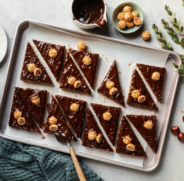 Giotto-Nussecken vom Blech