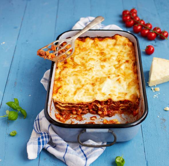 Klassische Lasagne bolognese