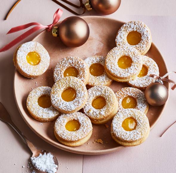 Lemon-Curd-Plätzchen