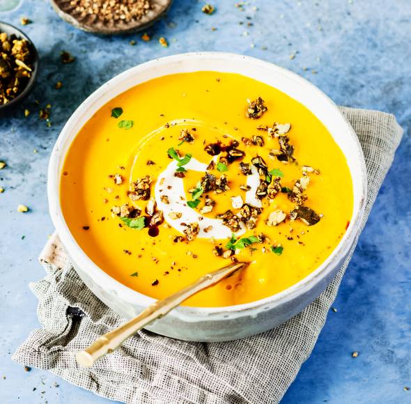 Orientalische Low-Carb Kürbissuppe
