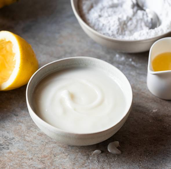 Zuckerguss mit Zitrone