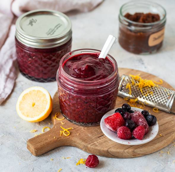 Fruchtaufstrich aus 3 Zutaten