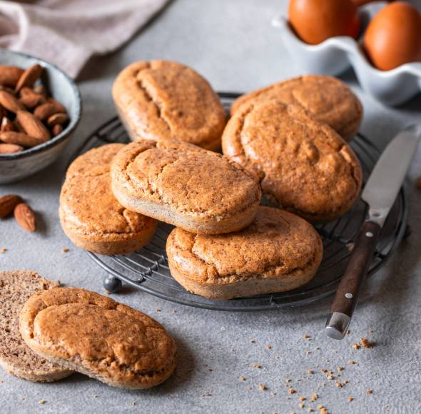 Mandelbrötchen ohne Mehl