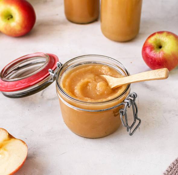 Schnelles Apfelmus ohne Zuckerzusatz