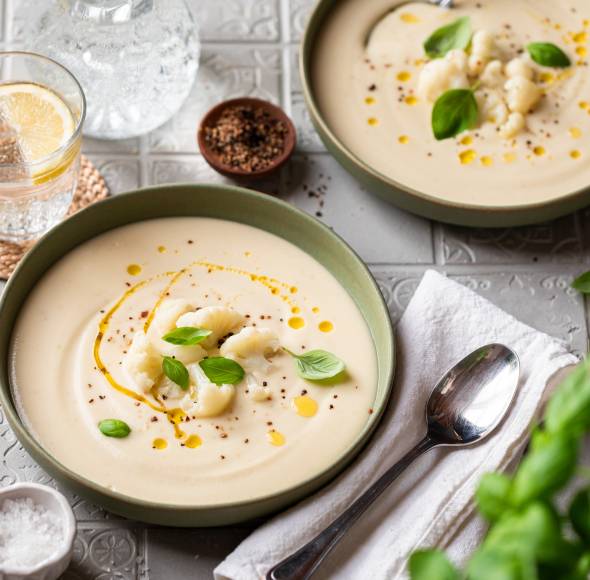 Cremige Blumenkohlsuppe