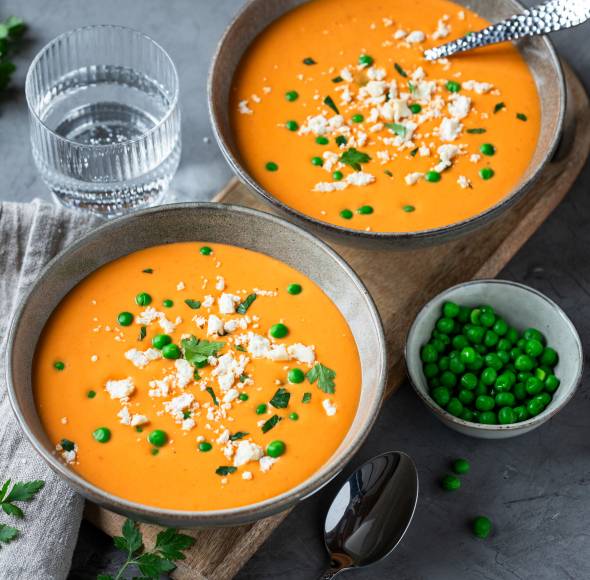 Röstgemüse-Suppe Djuvec Style