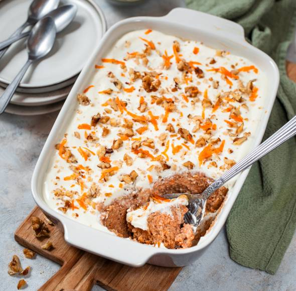 Carrot Cake Baked Oats