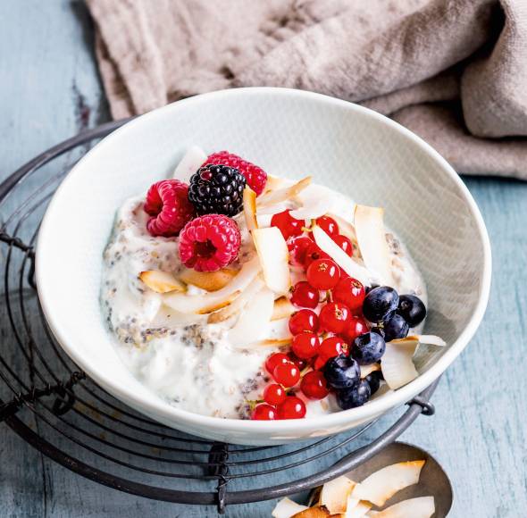 Overnight-Oats mit Kokos