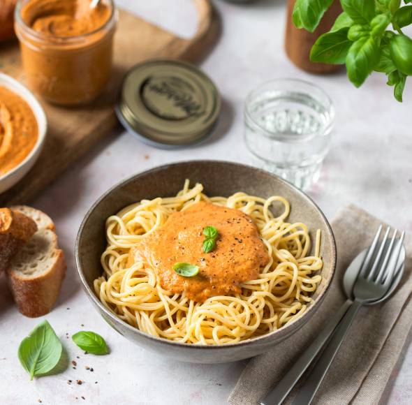 2-in-1 Italian Style Roasted Pastasoße und Dip mit dem Airfryer
