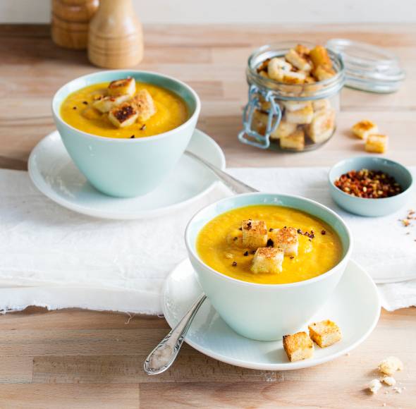 Schnelle Karottensuppe
