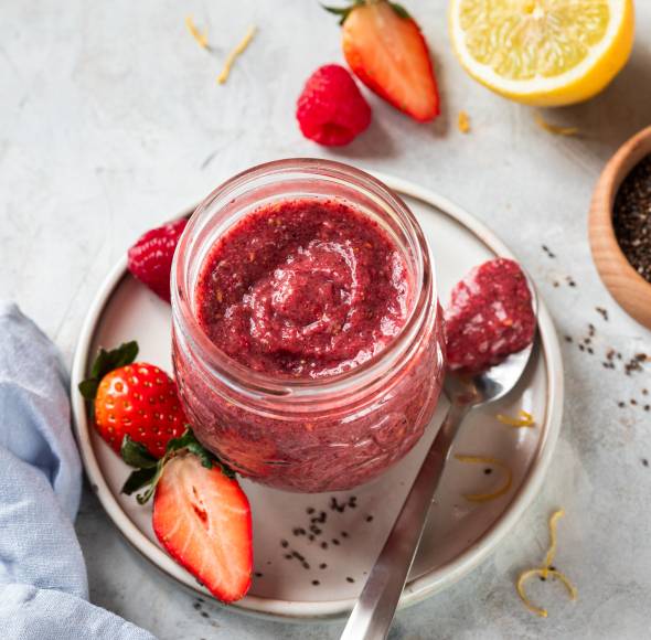 Schnelle Marmelade ohne Gelierzucker