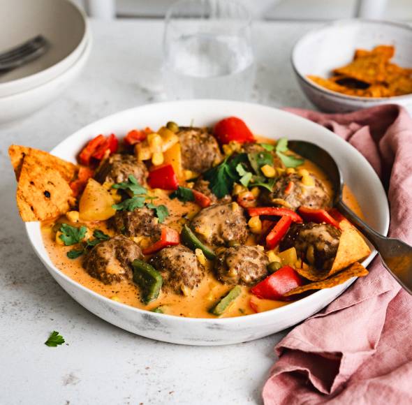 Hackbällchen „Mexicana“