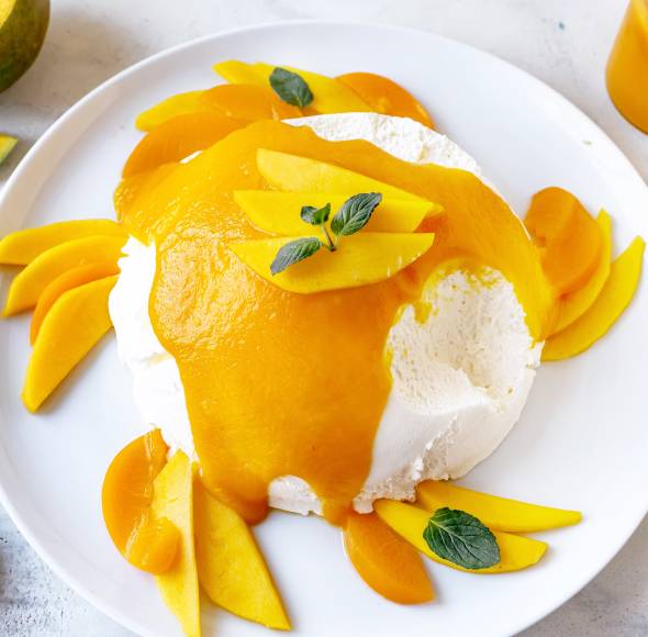 Vegane Kokos-Joghurtbombe