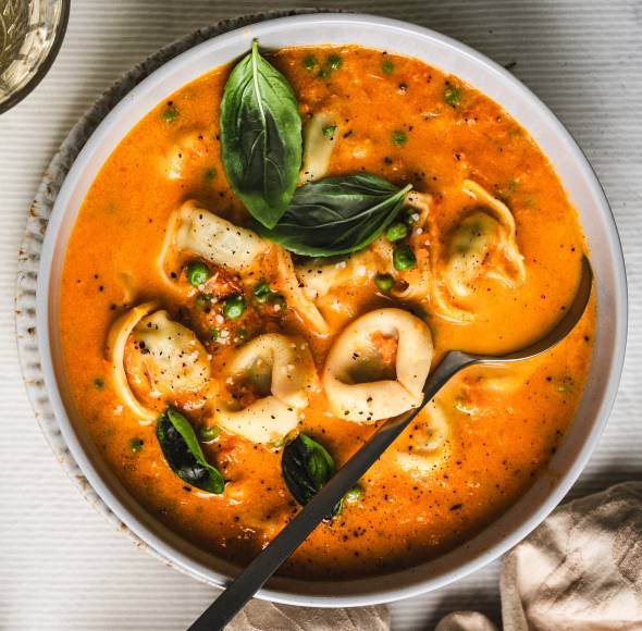 All-in-One-Tortellinisuppe in 15 Minuten