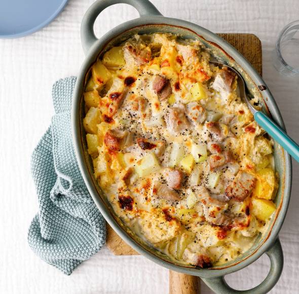 Ofenkassler mit Kohlrabi