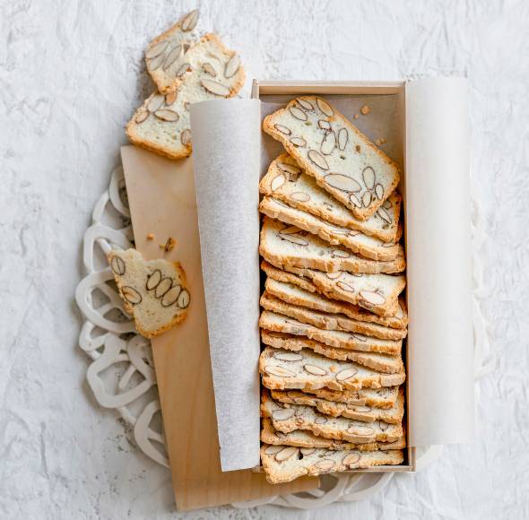 Einfache Mandelblättchen