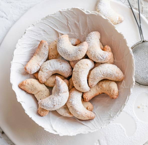 Haselnuss-Vanille-Kipferl