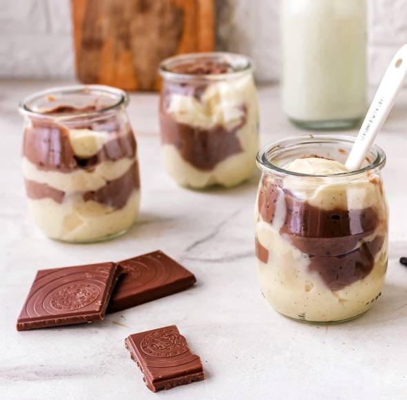 Kuhflecken-Pudding à la Paula