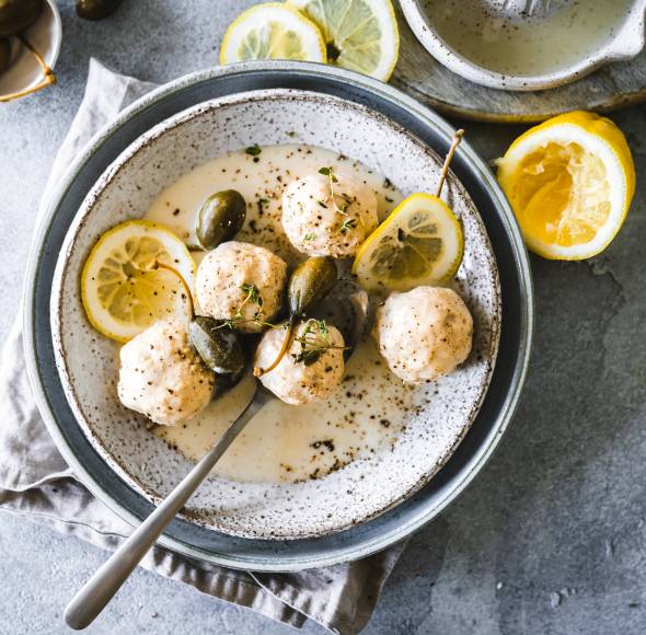 Königsberger Klopse aus dem Dampfgaraufsatz