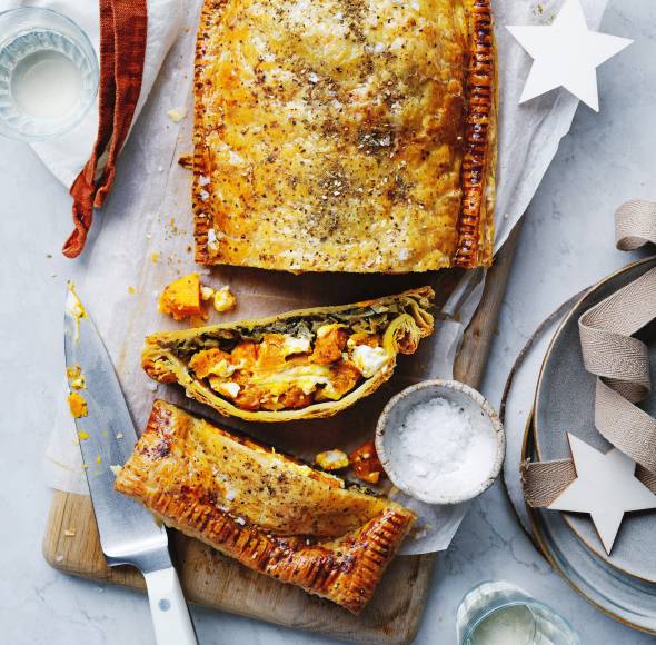 Kürbis-Lauch-Strudel nach Ottolenghi