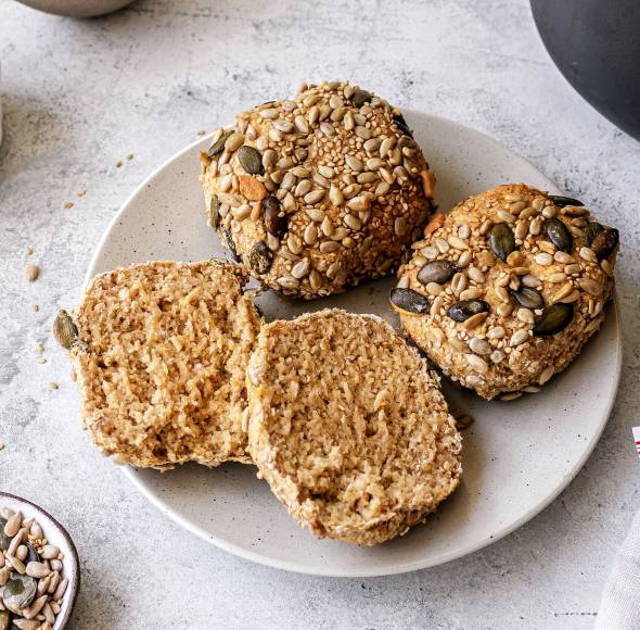 Hafer-Proteinchen aus dem Airfryer