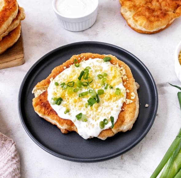 Langos wie vom Weihnachtsmarkt