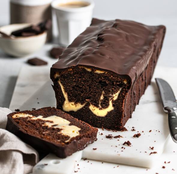 Schokokuchen mit Cheesecake Swirl
