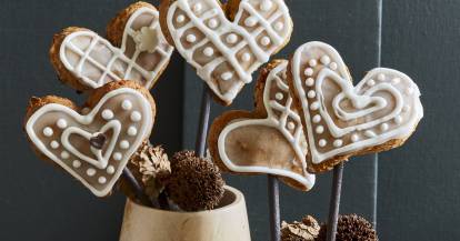 Apfellebkuchen-Lollis