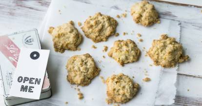 Schnelle Apfelcrumbles