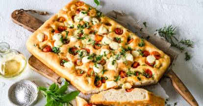 Focaccia Tomate-Mozzarella