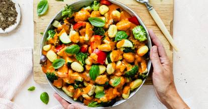 Gnocchi-GemĂĽse-"Pfanne"